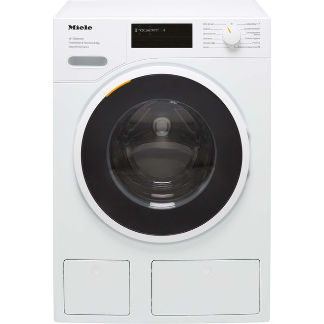 Miele W1 TwinDos WSH863WCS Wifi Connected 8Kg Washing Machine with 1400 rpm - White - A Rated